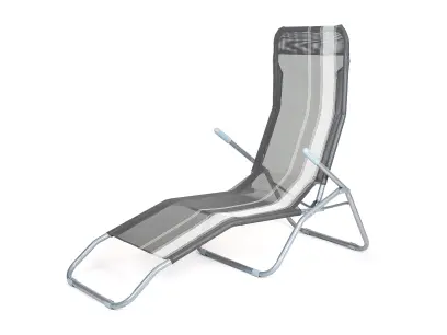 lehátko plážové, antracit pruh