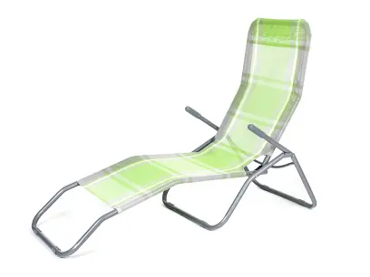 lehátko plážové, zelená kostka