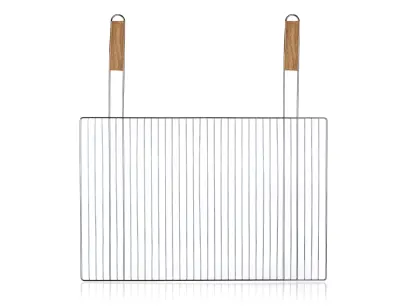 rošt gril.hranatý BBQ 60x40cm