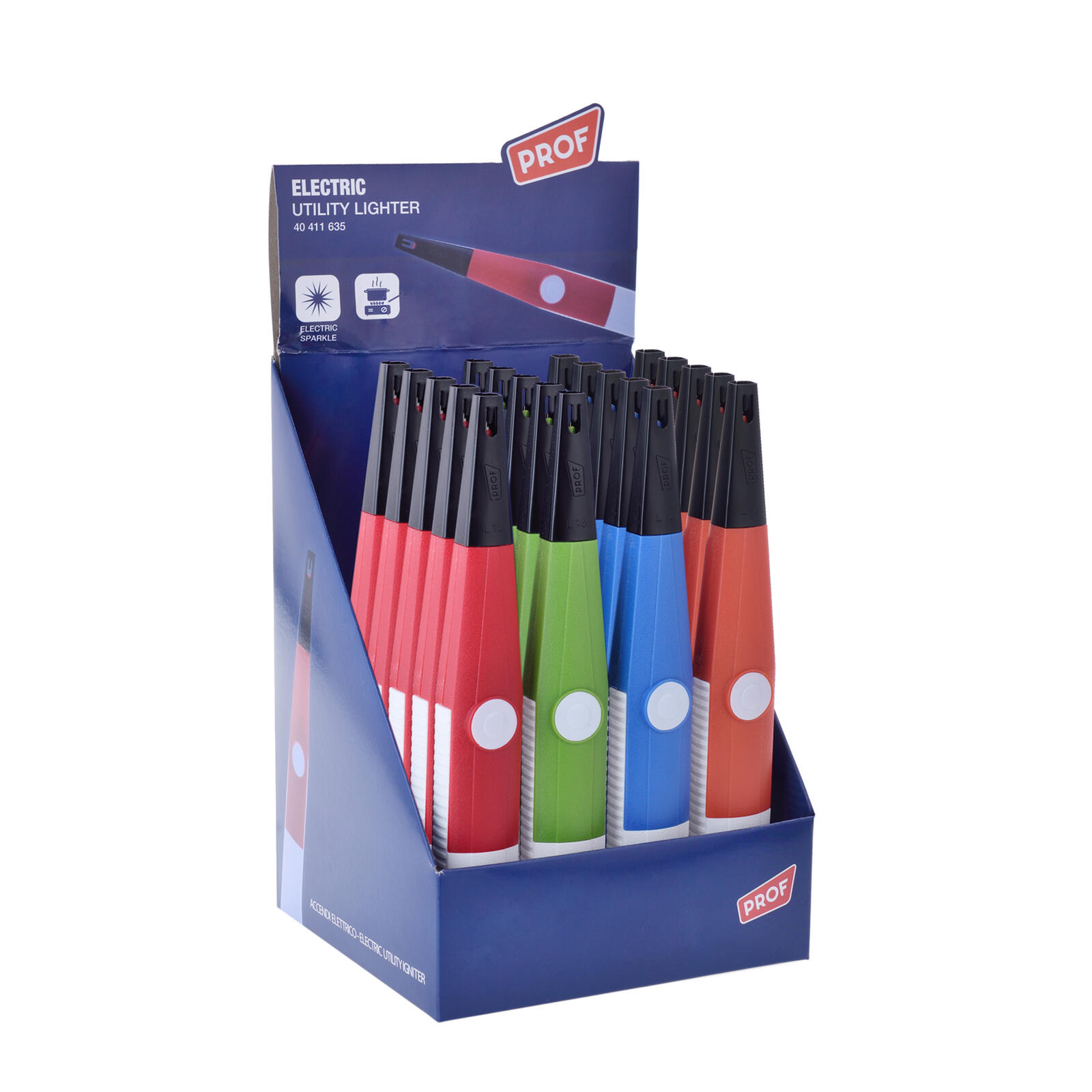 zapalovač PROF 23,5cm piezoel. mix barev 0.07 Kg MTA MAXMIX Sklad14 581721
