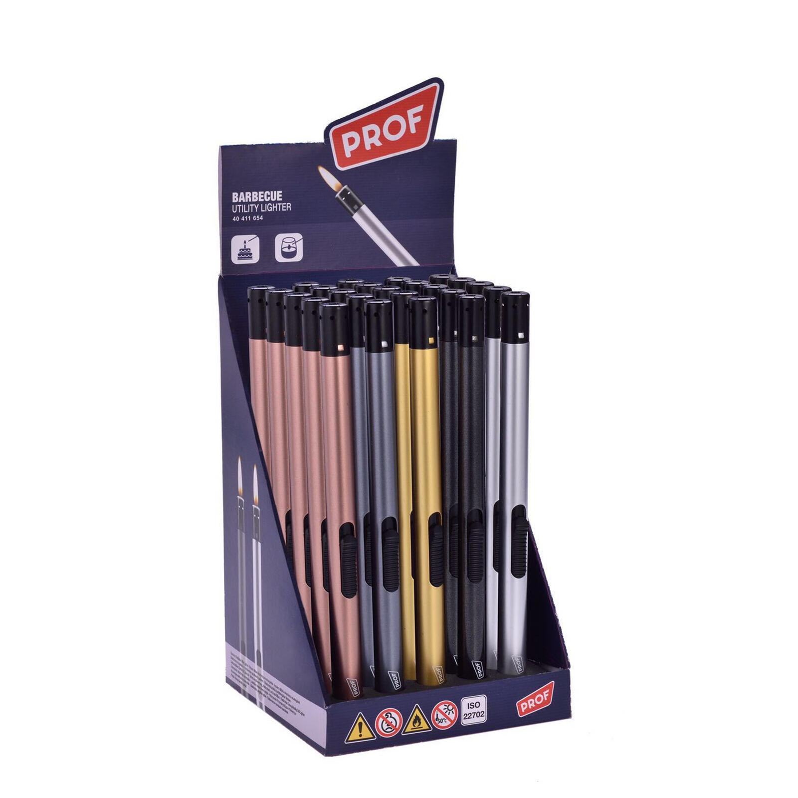 zapalovač PROF 21cm plamínkový, mix barev 0.04 Kg MTA MAXMIX Sklad14 581723