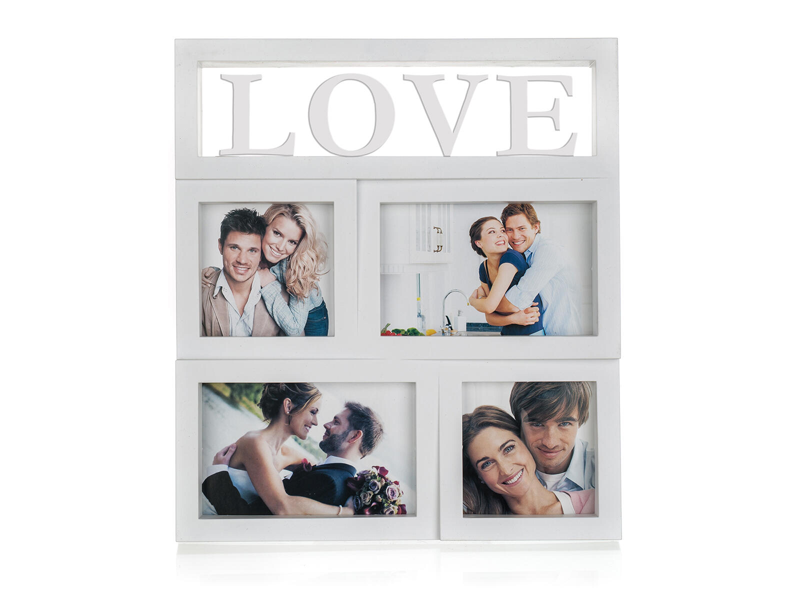 fotorámeček LOVE 28x31cm, 4 fotky