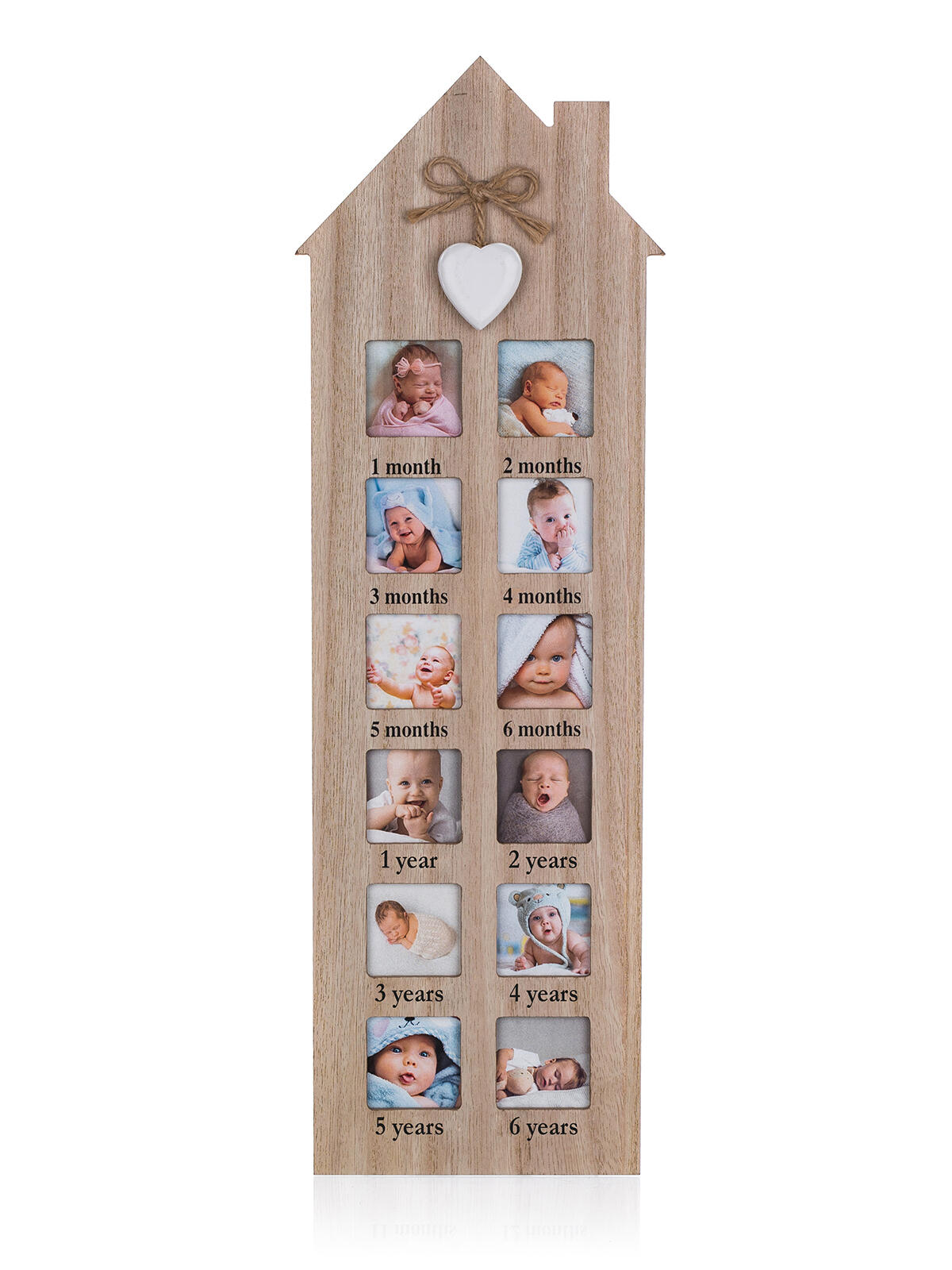 fotorámeček BABY DOMEK 48x14,8cm, 12 fotek