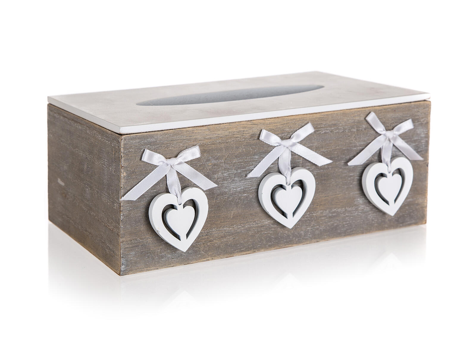krabička na papír.kapesníky HEART 24x13,5x9,5cm