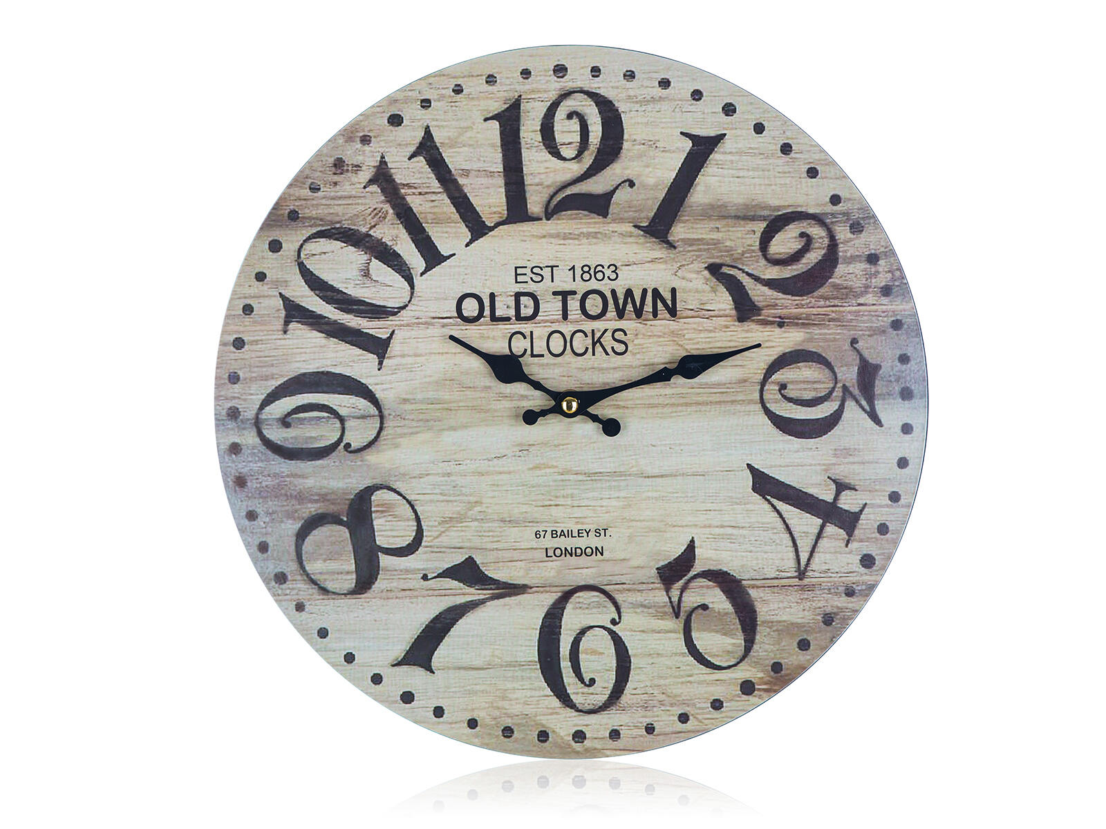 hodiny nástěnné pr.34cm OLD TOWN