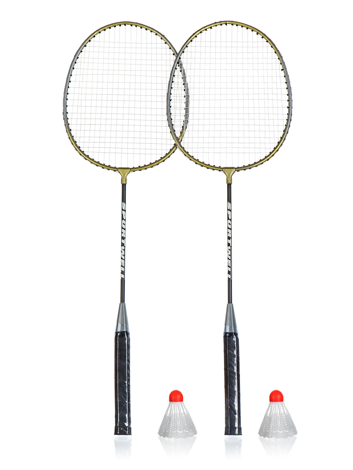 sada BADMINTON 4díl. (2x raketa, 2x košíček)