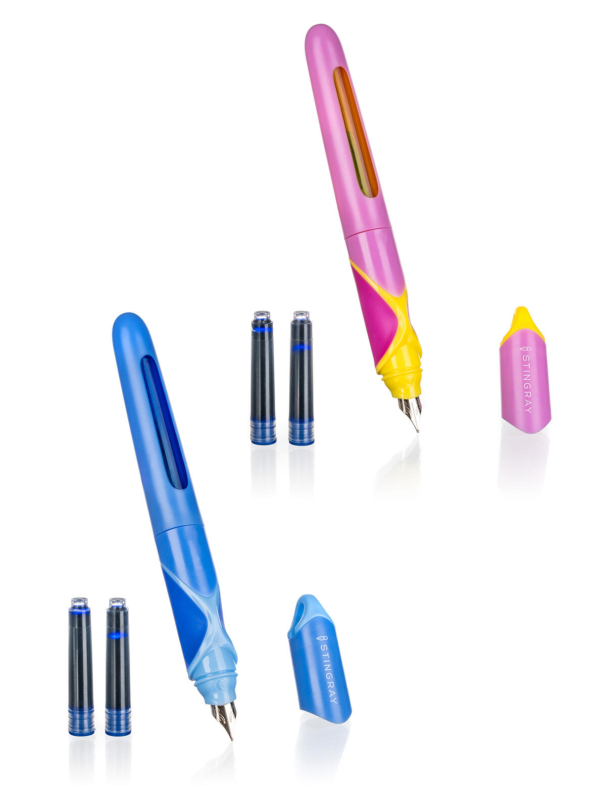 pero plnící bombičkové ergonomické + 2 náplně