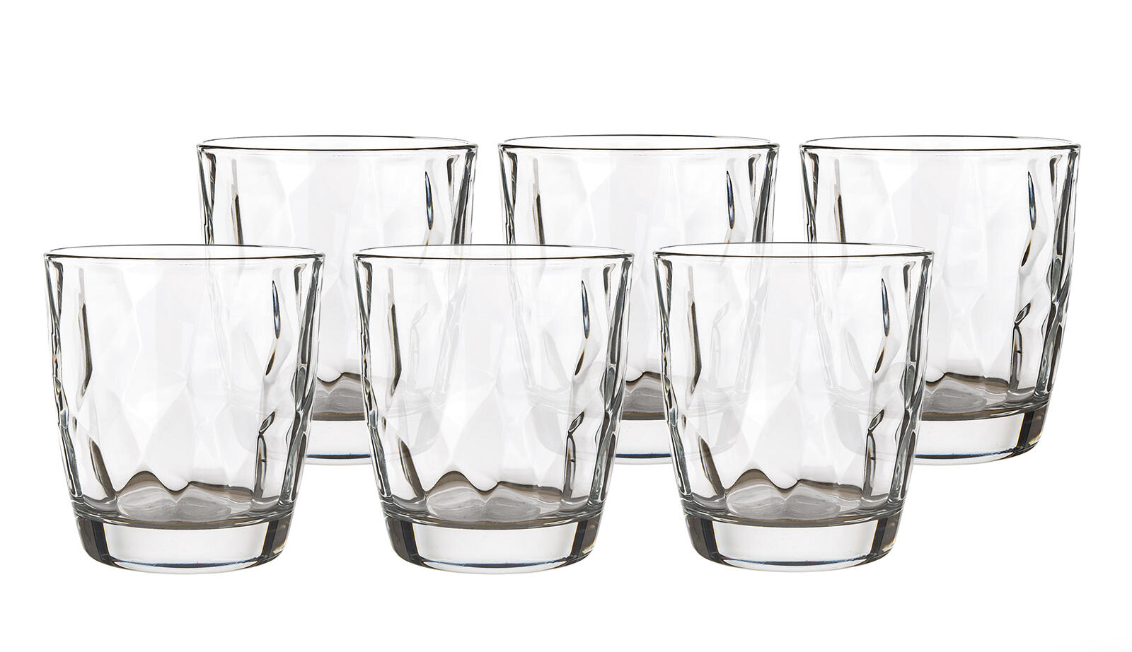 sklenice 300ml DIAMOND čirá (6ks)