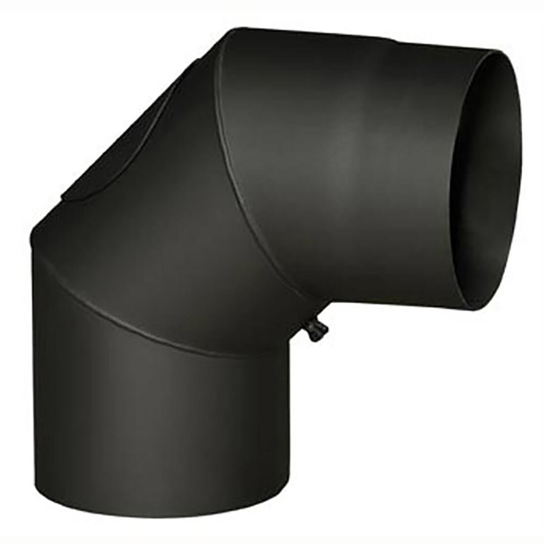 koleno kouřové s otv.160mm/90st.t.1,5mm ČER 2.42 Kg MTA MAXMIX Sklad14 654419
