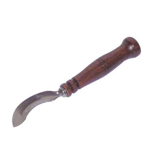 škrabka srpeček P nerez 17cm, rukojeť dřev. 0.04 Kg MTA MAXMIX Sklad14 243301