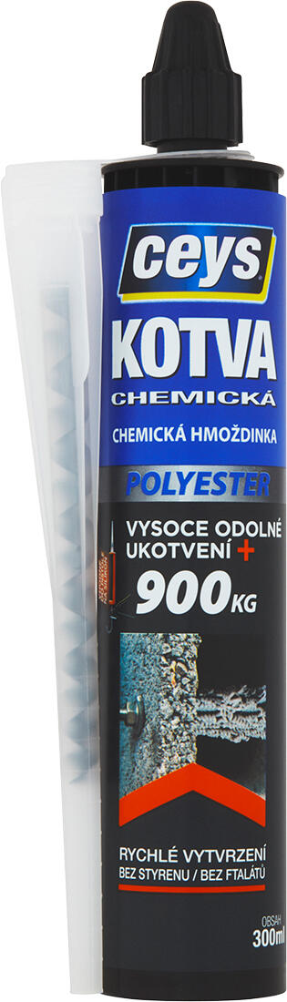 kotva montážní chemická 300ml POLYESTER CEYS 0.35 Kg MTA MAXMIX Sklad14 505001