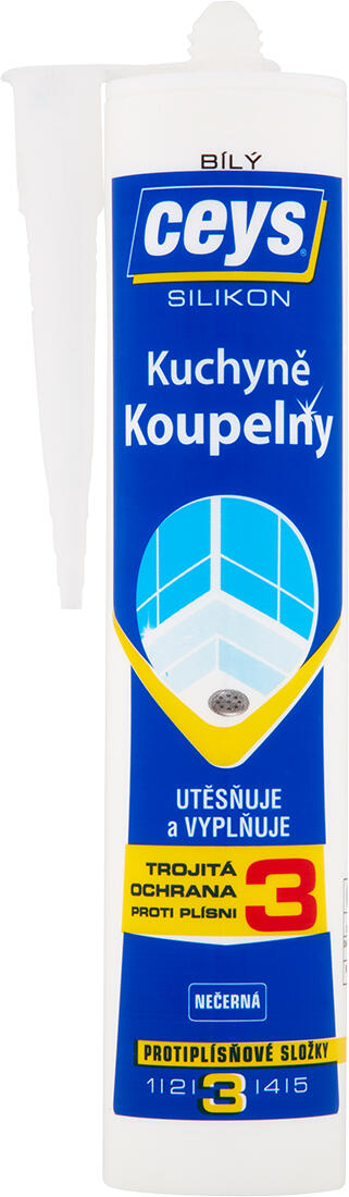 silikon sanitární 280ml BÍ CEYS 0.32 Kg MTA MAXMIX Sklad14 505701