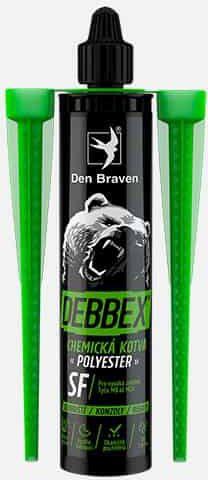 kotva montážní chemická 300ml  bez styrenu DEN BRAVEN POLYESTER 0.5 Kg MTA MAXMIX Sklad14 442847