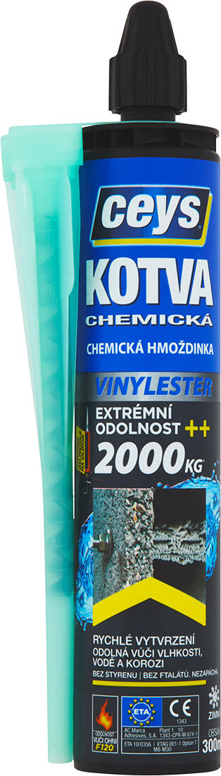 kotva montážní chemická 300ml VINYLESTER CEYS 0.35 Kg MTA MAXMIX Sklad14 505003