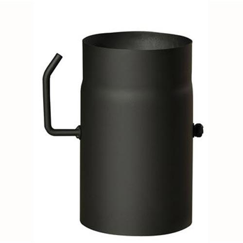 roura kouřová s klap.120mm/ 250 t.1,5mm ČER 1.68 Kg MTA MAXMIX Sklad14 654439