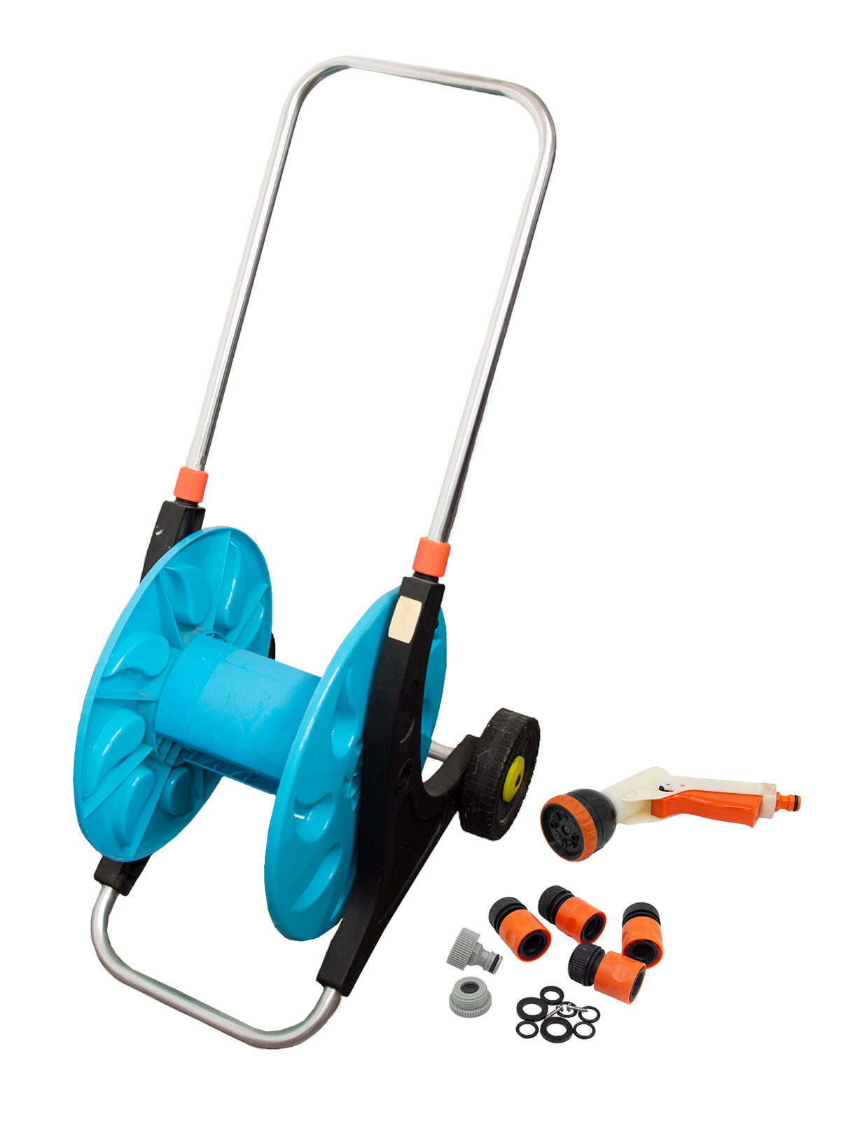 vozík na hadici 60m 1/2" + pistole a spojky 2.5 Kg MTA MAXMIX Sklad14 715222