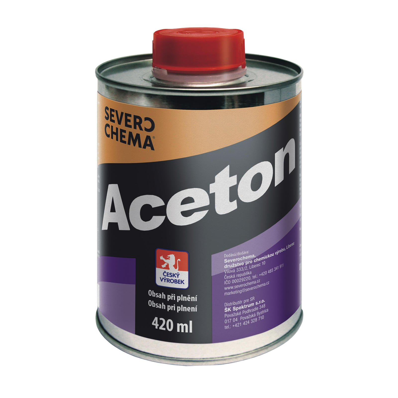 aceton technický 420ml 0.34 Kg MTA MAXMIX Sklad14 830001