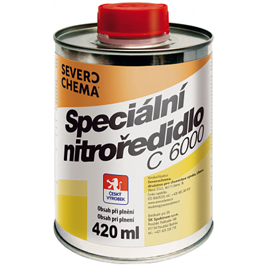 nitroředidlo speciální C 6000 420ml 0.36 Kg MTA MAXMIX Sklad14 830735