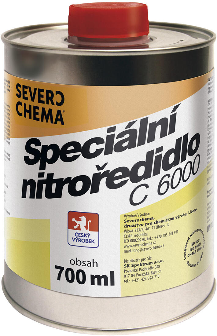 nitroředidlo speciální C 6000 700ml 0.59 Kg MTA MAXMIX Sklad14 830753