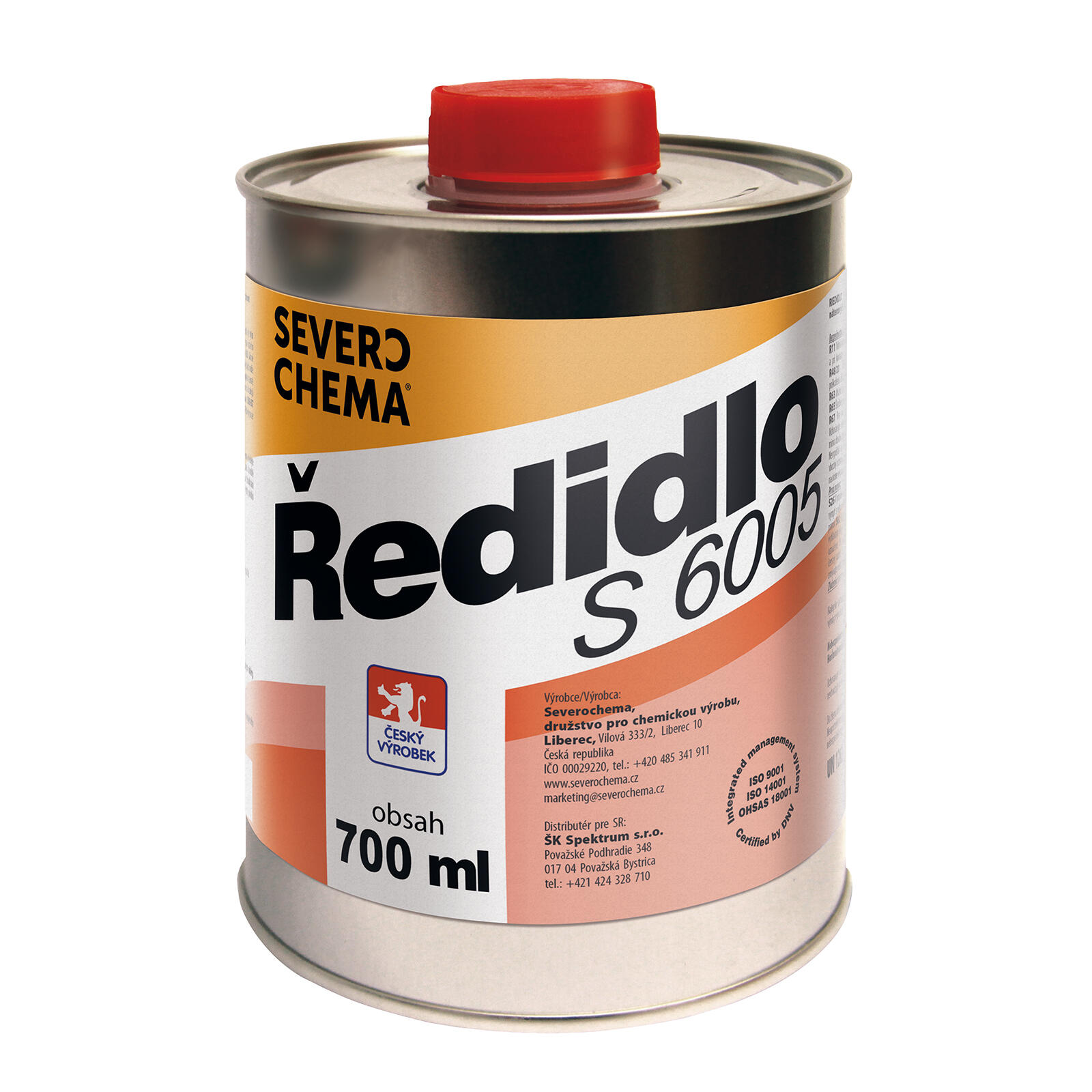 ředidlo S 6005 700ml 0.61 Kg MTA MAXMIX Sklad14 831165