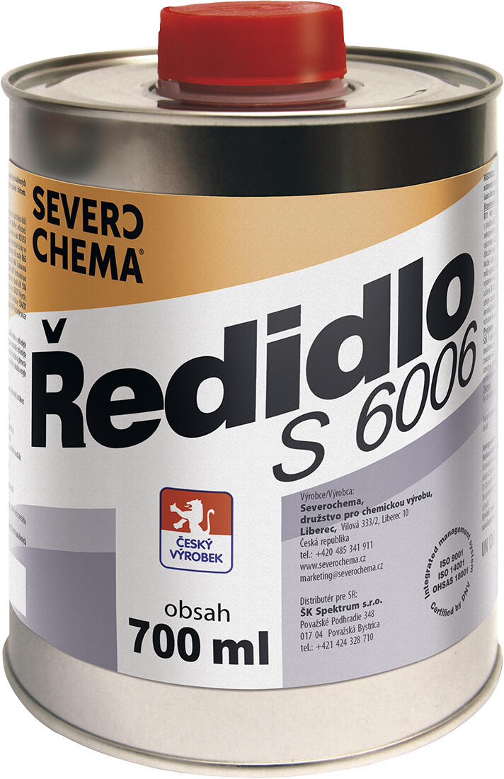 ředidlo S 6006 700ml 0.55 Kg MTA MAXMIX Sklad14 831211