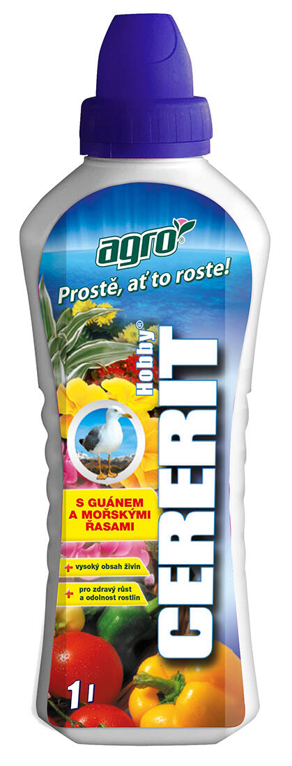 hnojivo Cererit Hobby (guano, mořské řasy) 1l kapalné AGRO 1.26 Kg MTA MAXMIX Sklad14 910019