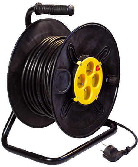buben navíjecí 25m, 3x1,5mm, 4 zásuvky 4 Kg MTA MAXMIX Sklad14 105006
