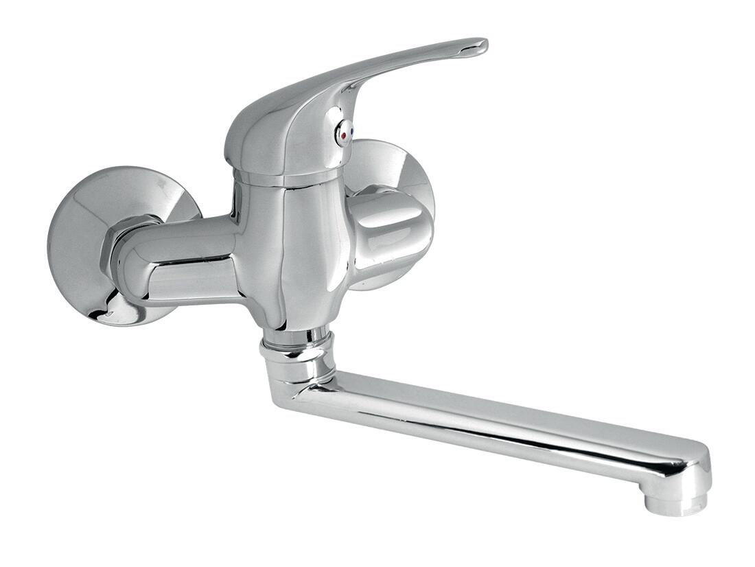baterie TITANIA IRIS nástěnná dřezová, umyvadlová 100mm 1.16 Kg MTA MAXMIX Sklad14 598474