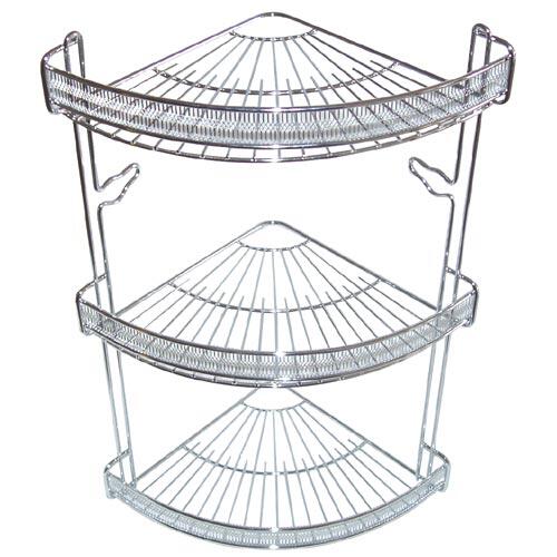 polička rohová 3 patra 22x22x47cm Cr  2263 1.23 Kg MTA MAXMIX Sklad14 332440