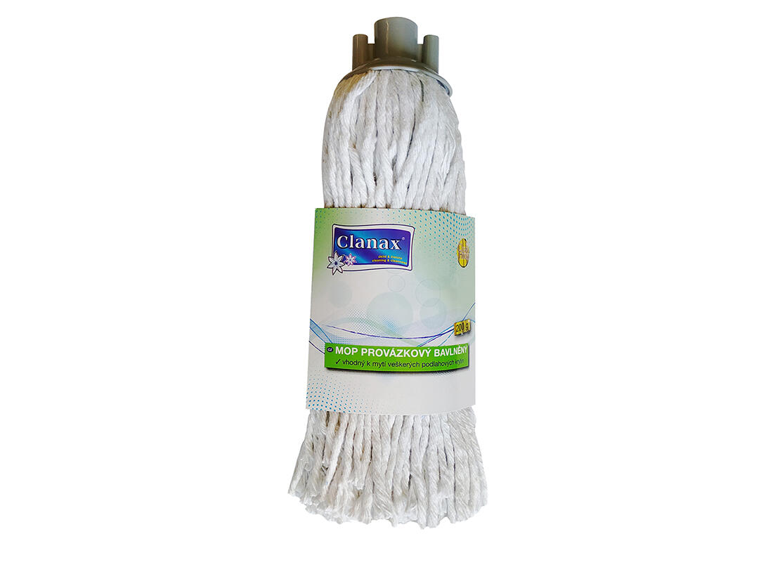 koncovka mopu provázky BA 200g závit hrubý 0.2 Kg MTA MAXMIX Sklad14 379954