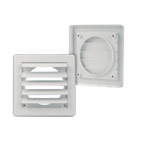 mřížka větrací gravitační PH 150x150/100mm BÍ 0.08 Kg MTA MAXMIX Sklad14 413070