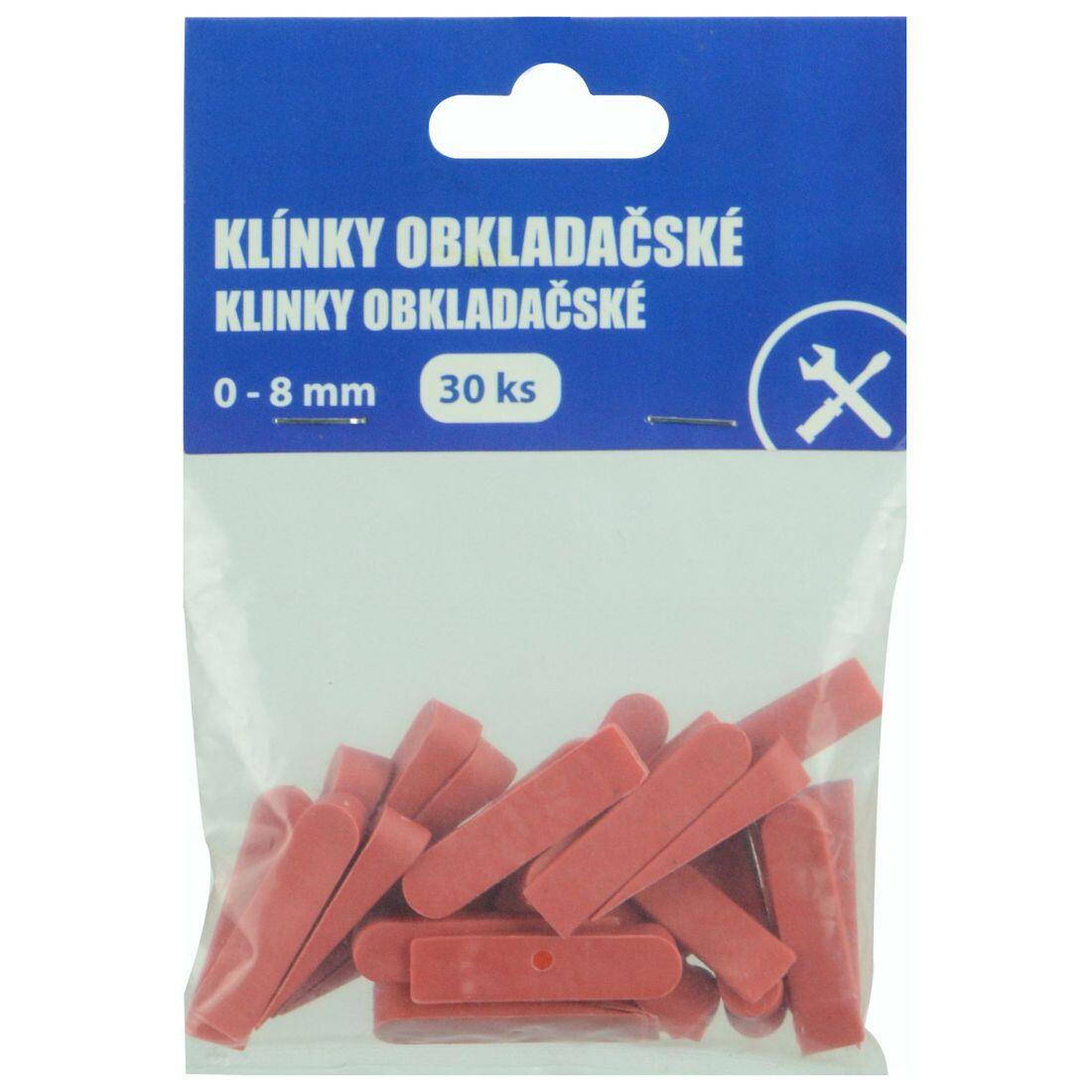 klínky obkladačské 0-8mm (30ks) 0.04 Kg MTA MAXMIX Sklad14 463961