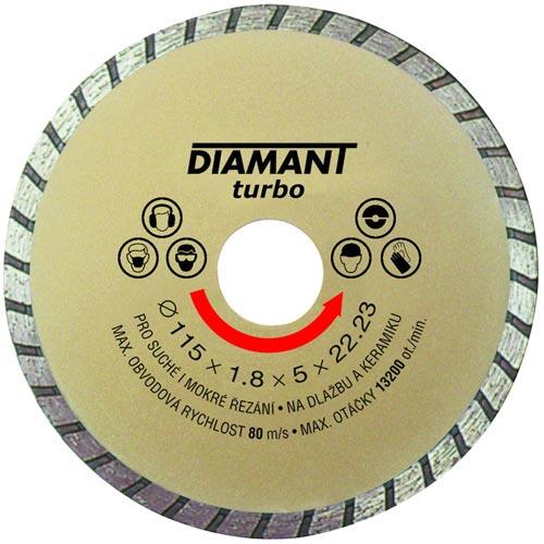 kotouč diamantový 125 DIAMANT TURBO 0.15 Kg MTA MAXMIX Sklad14 556853