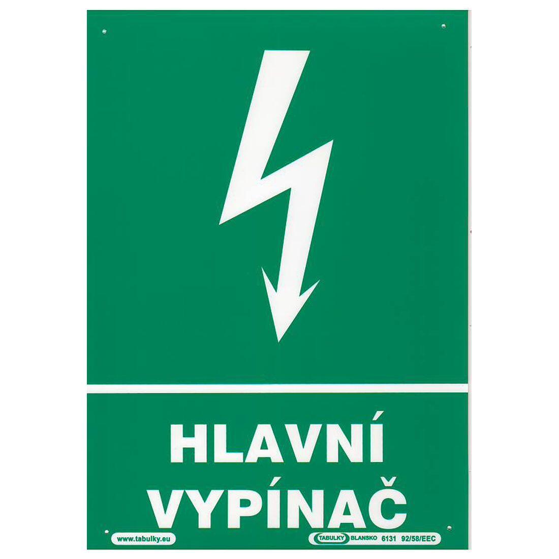 tabulka - HLAVNÍ VYPÍNAČ 210x297mm (A4) PH 0.03 Kg MTA MAXMIX Sklad14 588962