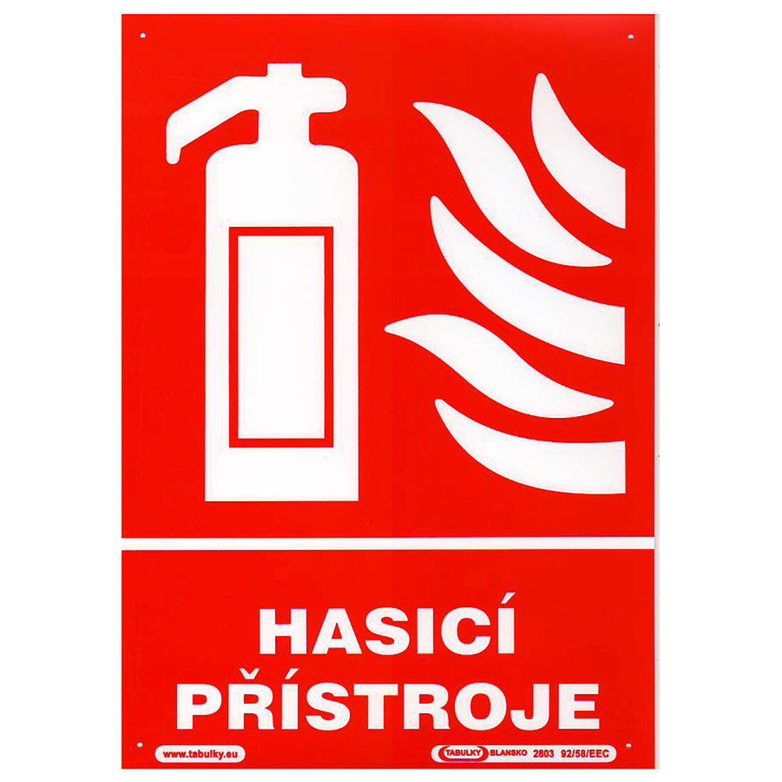 tabulka - HASICÍ PŘÍSTROJ 210x297mm (A4) PH 0.03 Kg MTA MAXMIX Sklad14 588965