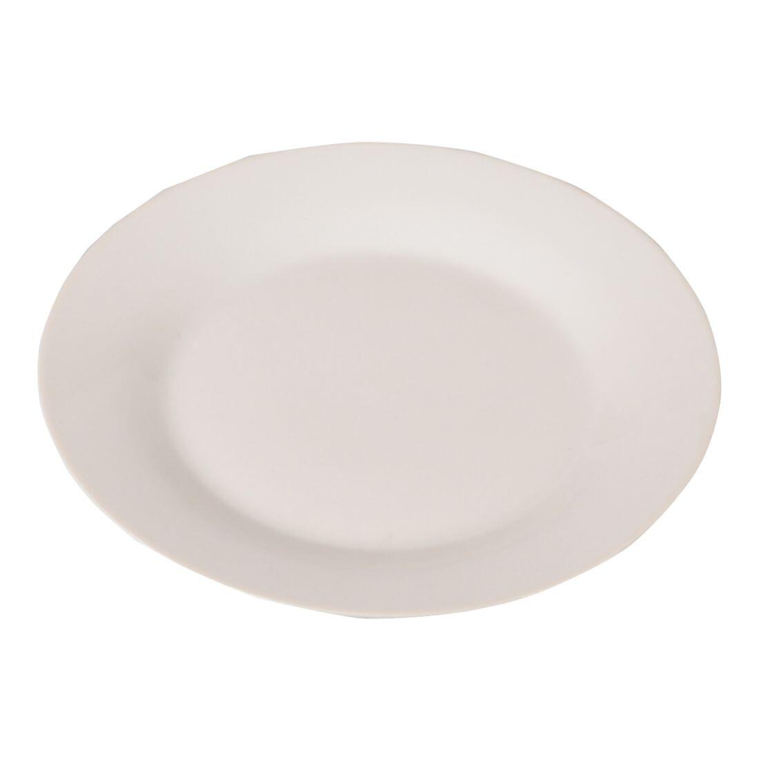 talíř mělký skleněný CADIX 25cm BÍ 0.36 Kg MTA MAXMIX Sklad14 265105