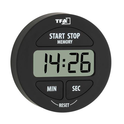 minutka digitální se stopkami pr.5,5cm ČER 0.04 Kg MTA MAXMIX Sklad14 347420