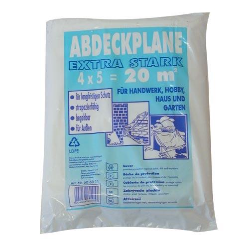 fólie zakrývací 4x 5m, 40µm  (silná) 2.4 Kg MTA MAXMIX Sklad14 442325