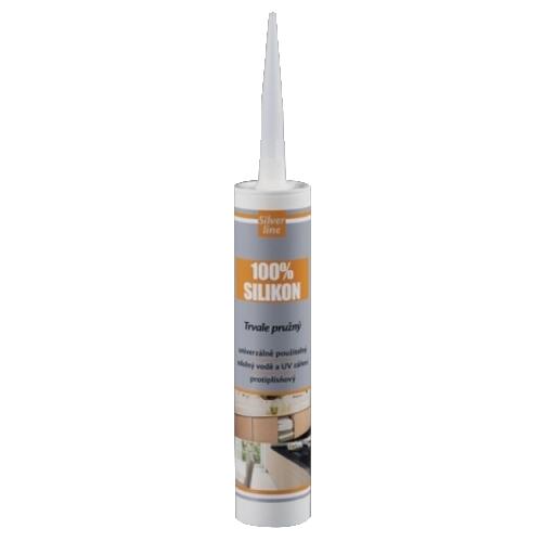 silikon univerzální 100% 280ml BÍ SILVER LINE 0.37 Kg MTA MAXMIX Sklad14 442337