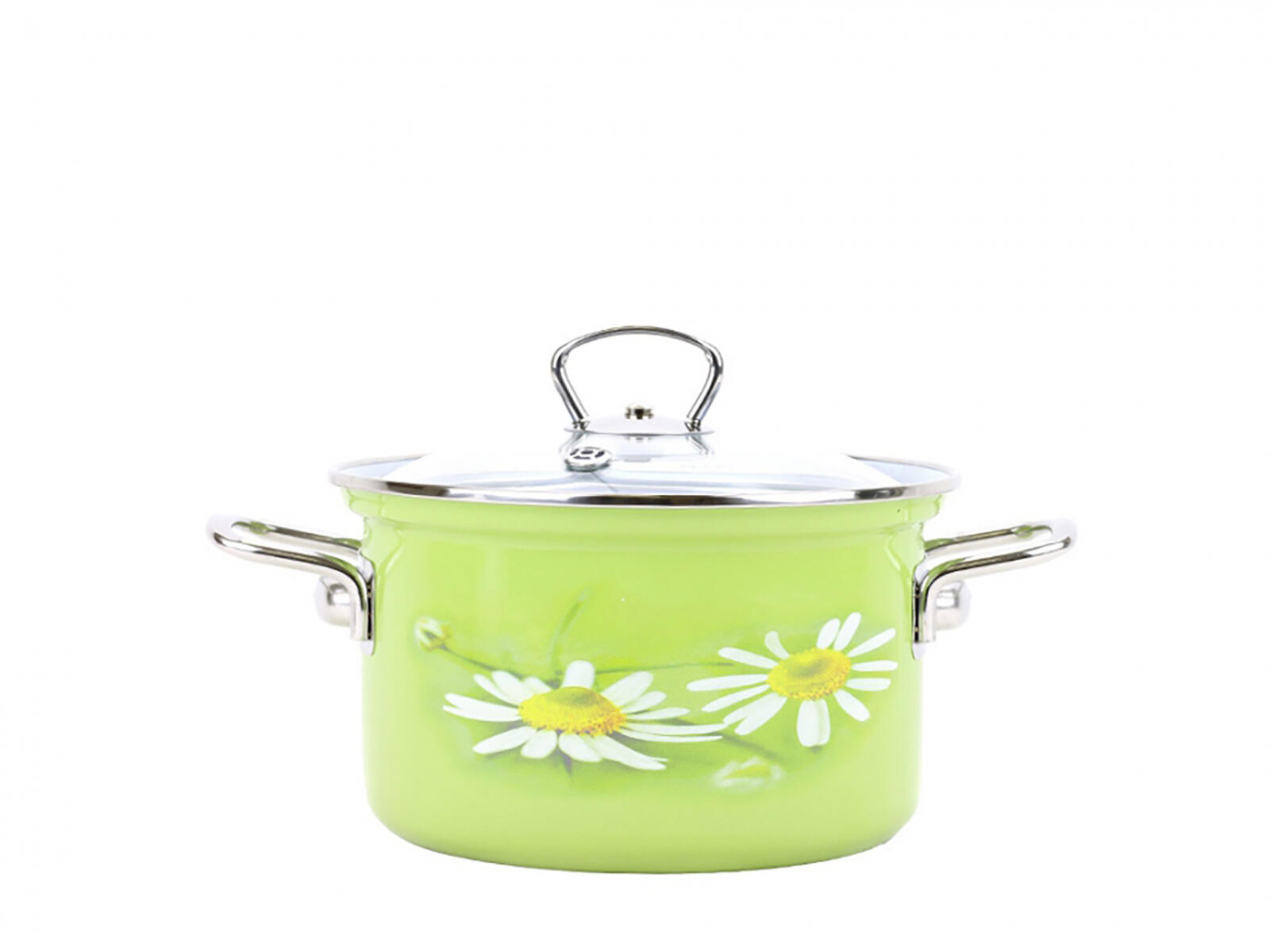 hrnec BELIS DAISY 16cm 2,1l se skleněnou poklicí