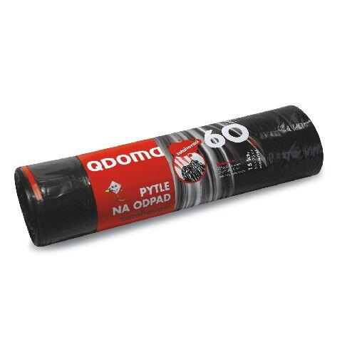 pytle na odpadky zatahovací  60l (15ks) 65x 75cm ČER 20µ 0.1 Kg MTA MAXMIX Sklad14 281402