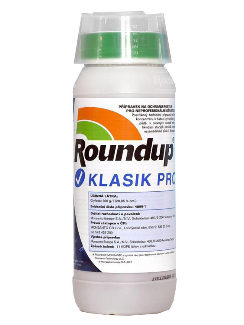 ROUNDUP KLASIK PRO 1l koncentrát 1.19 Kg MTA MAXMIX Sklad14 910425