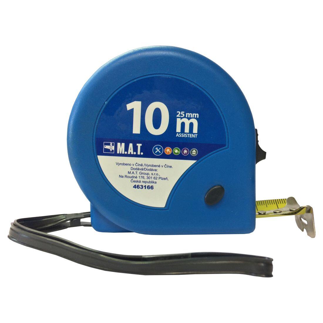 metr stáčecí 10.0m/25mm ASSISTENT 0.44 Kg MTA MAXMIX Sklad14 463166