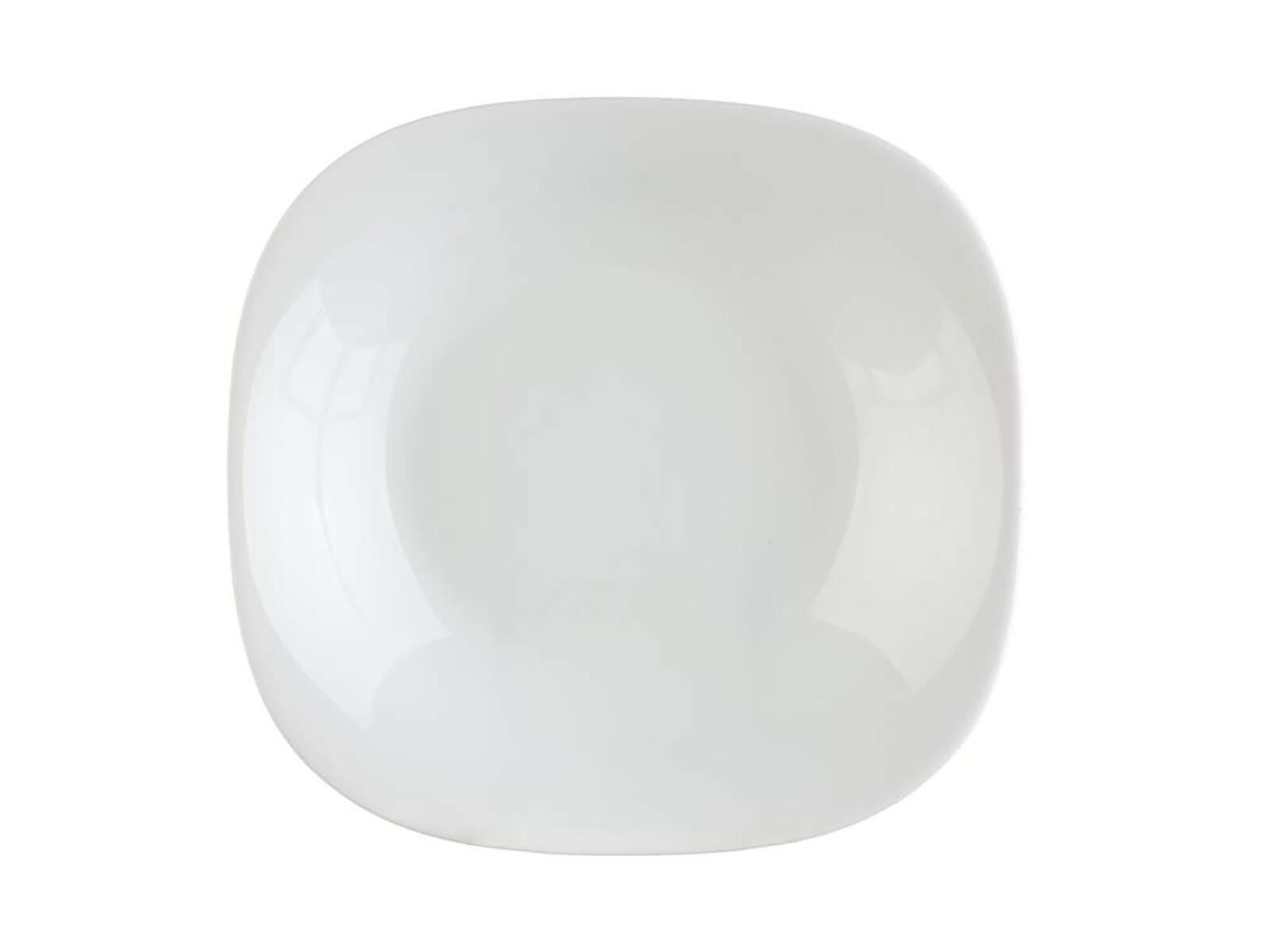 talíř hluboký skleněný PARMA 23x23cm BÍ 0.39 Kg MTA MAXMIX Sklad14 368243