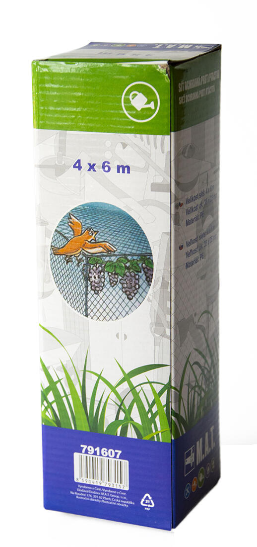 síť ochranná proti ptactvu 4x 6m (oko 15x20mm) 0.24 Kg MTA MAXMIX Sklad14 791607