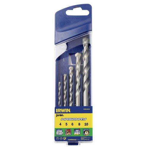 vrták stav. sada MASONRY 4,0-10,0mm 5díl.  IRWIN 0.16 Kg MTA MAXMIX Sklad14 471025
