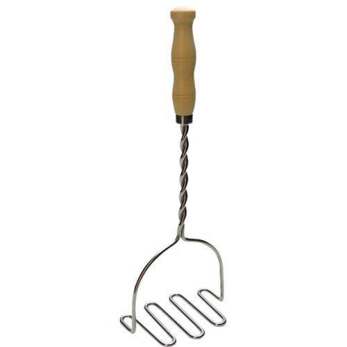šťouchadlo na brambory 32cm nerez, ruk.dřev. (velké) 0.15 Kg MTA MAXMIX Sklad14 243451 8594014110395