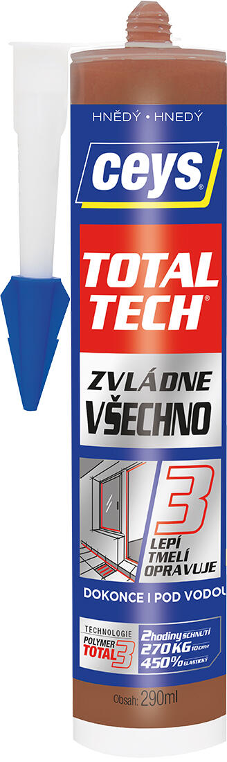 lepidlo univerzální a tmel 290ml TOTAL TECH HN CEYS 0.5 Kg MTA MAXMIX Sklad14 505418