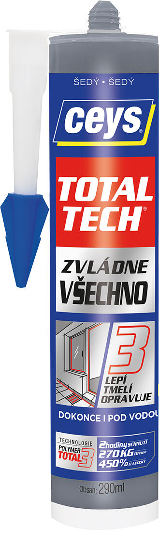 lepidlo univerzální a tmel 290ml TOTAL TECH ŠE CEYS 0.51 Kg MTA MAXMIX Sklad14 505419