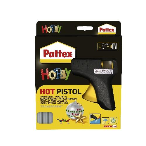 pistole tavná 70W pr.11mm + 6ks tyčinek PATTEX 0.39 Kg MTA MAXMIX Sklad14 507601
